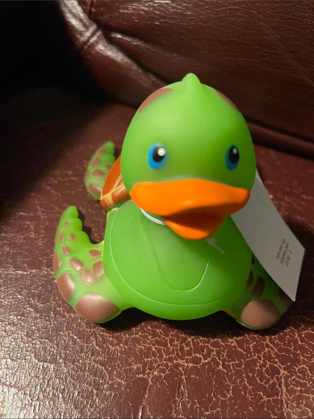 Sea Turtle Duck  Toy - Soft  Rubber Toy Or for Duck Collectors NWT